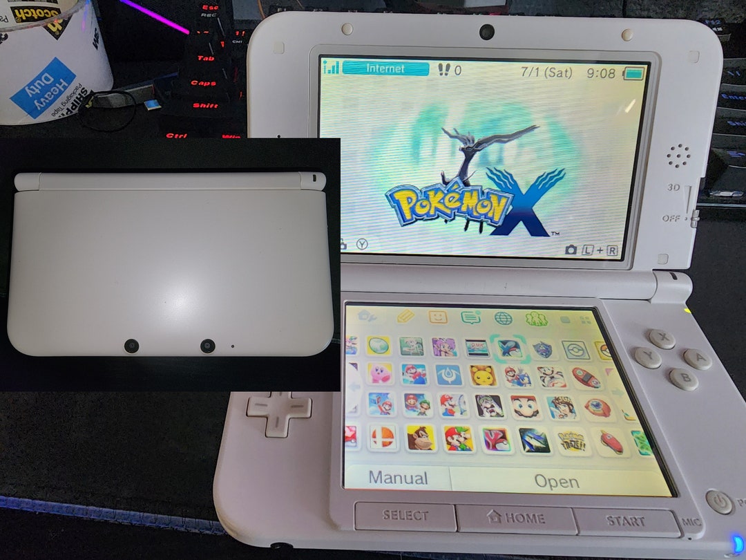 Nintendo 3DS XL White Bundle english japanese Import Etsy