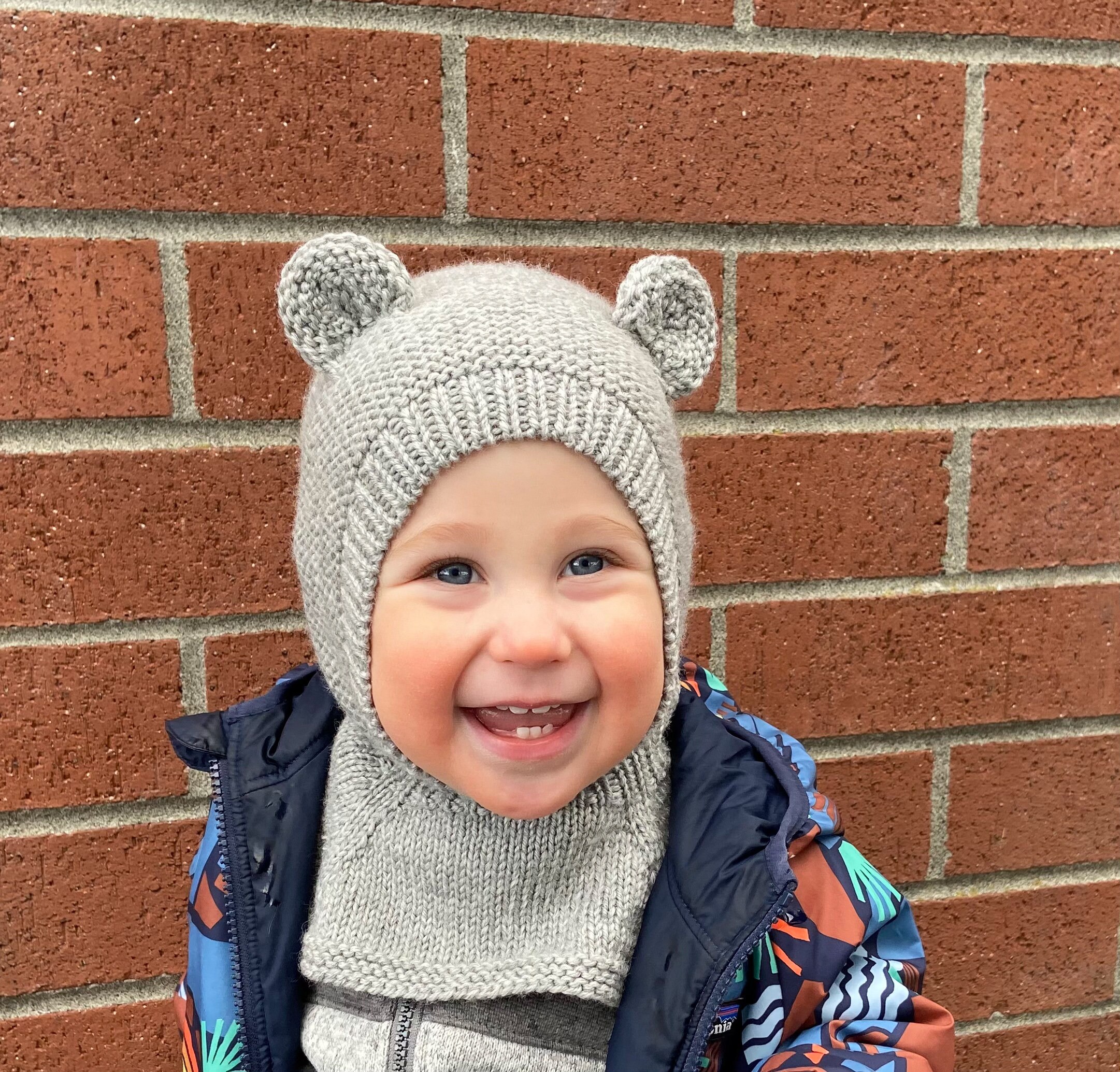 PDF Baby Balaclava Knitting Pattern. Sizes Newborn to 4 yr Etsy