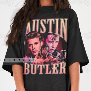 Austin Butler Shirt Actor American Movie Drama Television Series Fans Tshirt Retro Vintage Bootleg Graphic Tee Hoodie Sweatshirt Gift NZ183