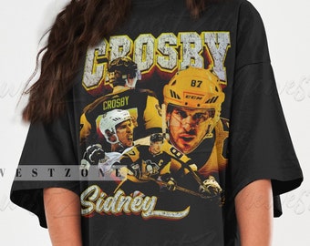 Sidney Crosby Camisa Hóquei no Gelo Canadense Profissional Hóquei Campeonatos Esporte Merch Vintage Moletom Com Capuz Camiseta Gráfica Presente Fãs NZ149