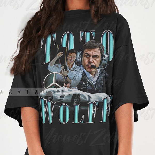 Toto Wolff Chemise Formule Racing Pilote Sport Championnat Hauts vintage Graphique Tee Design Unisexe Sweat Otomotif Fans Cadeau NZ24011