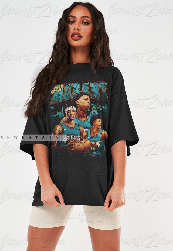 Ja Morant T-shirt Basketball Player MVP Slam Dunk Merchandise 