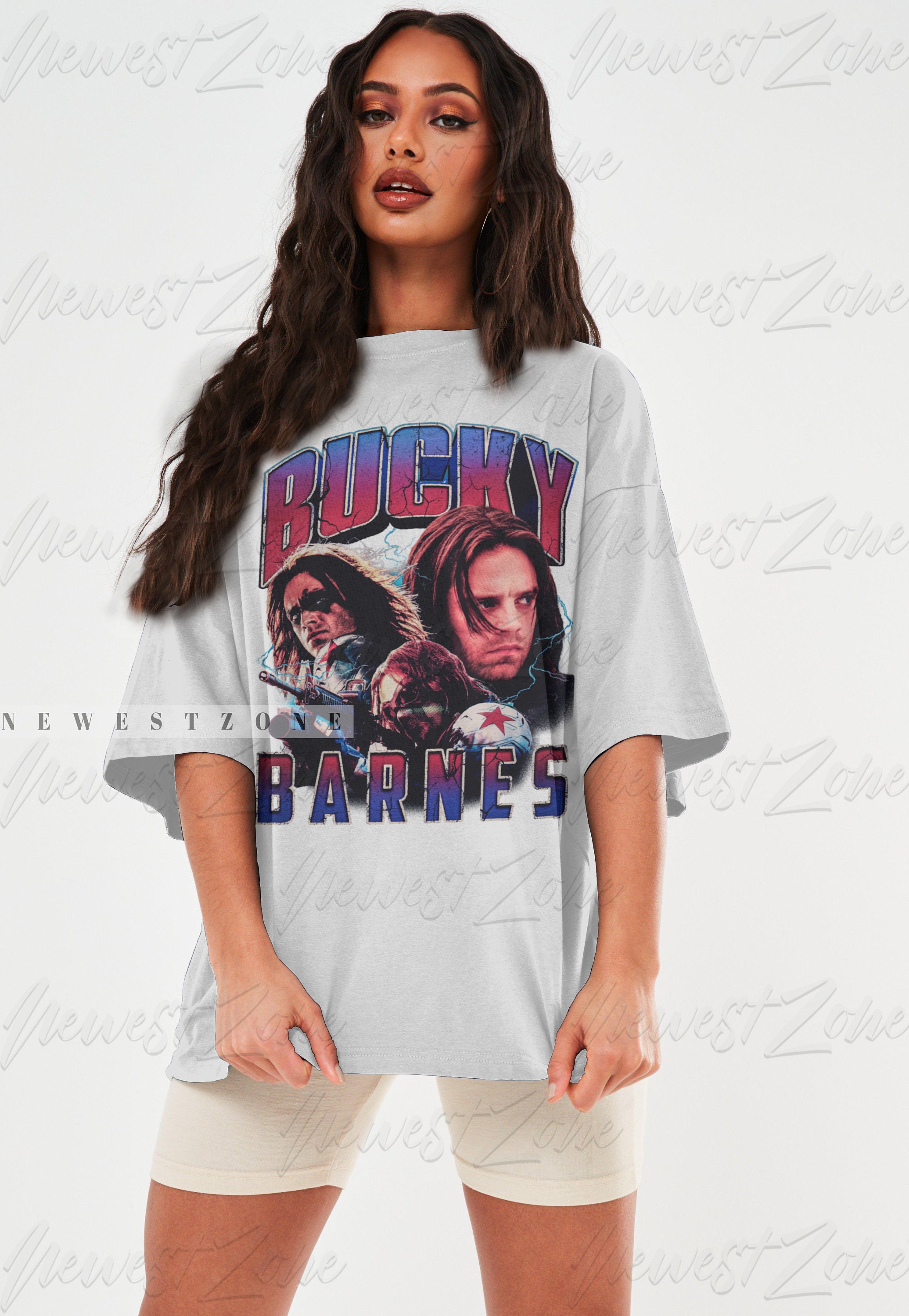 Discover Bucky Barnes Shirt Actor Movie Drama Television Series United States Retro Vintage T-Shirt