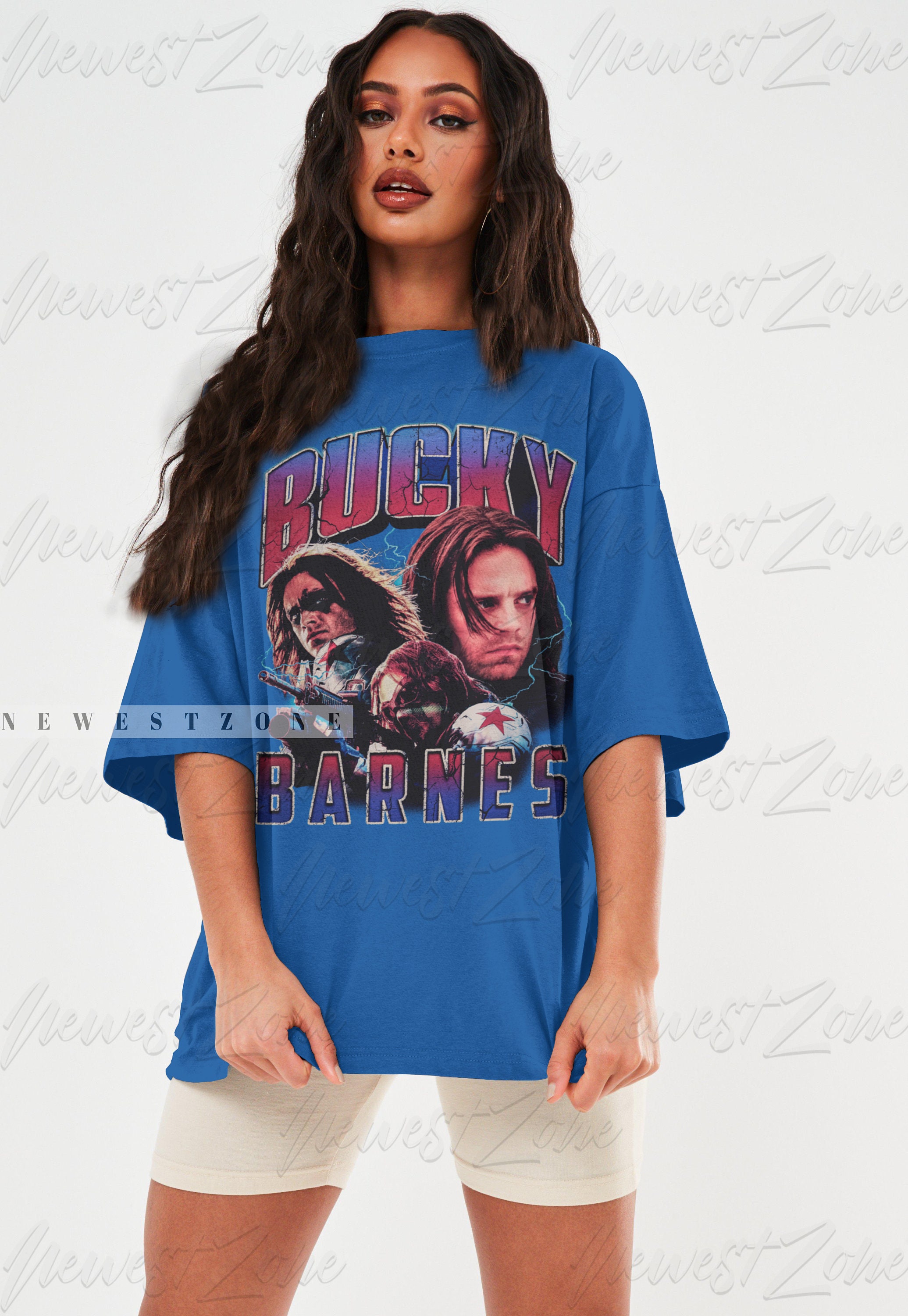 Discover Bucky Barnes Shirt Actor Movie Drama Television Series United States Retro Vintage T-Shirt