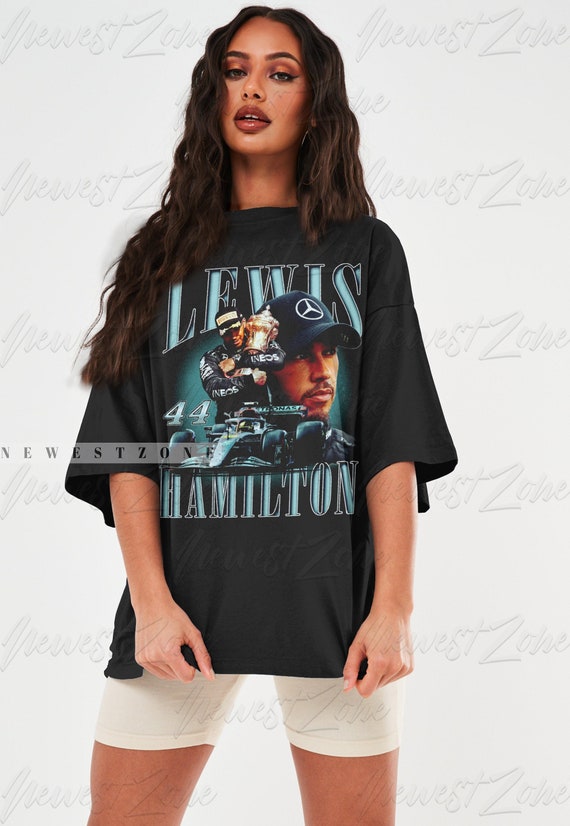 Lewis Hamilton Shirt Formula Racing Driver British Championship Fans Tshirt Vintage Graphic Tee Design Sweatshirt Otomotif Gift Unisex NZ176