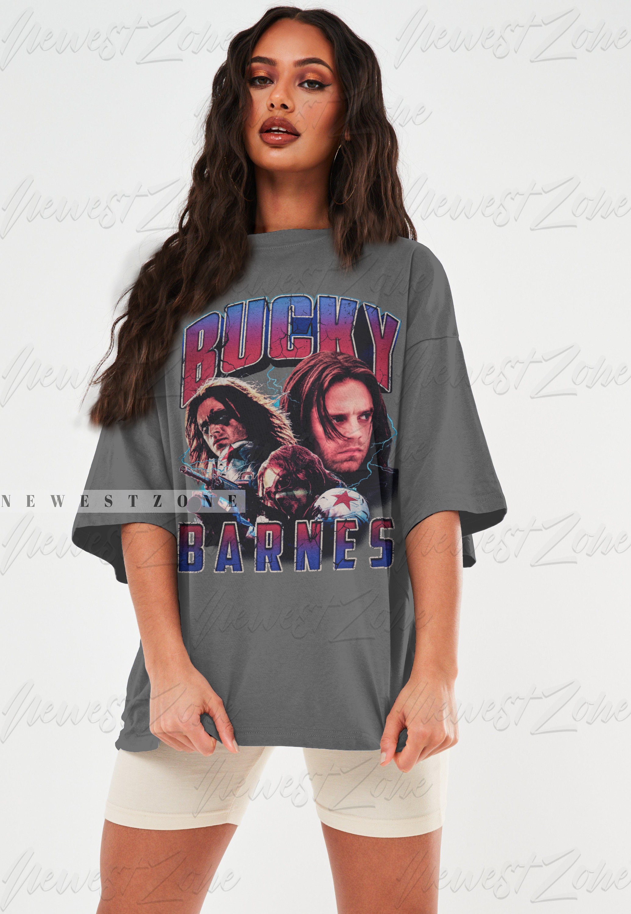 Discover Bucky Barnes Shirt Actor Movie Drama Television Series United States Retro Vintage T-Shirt