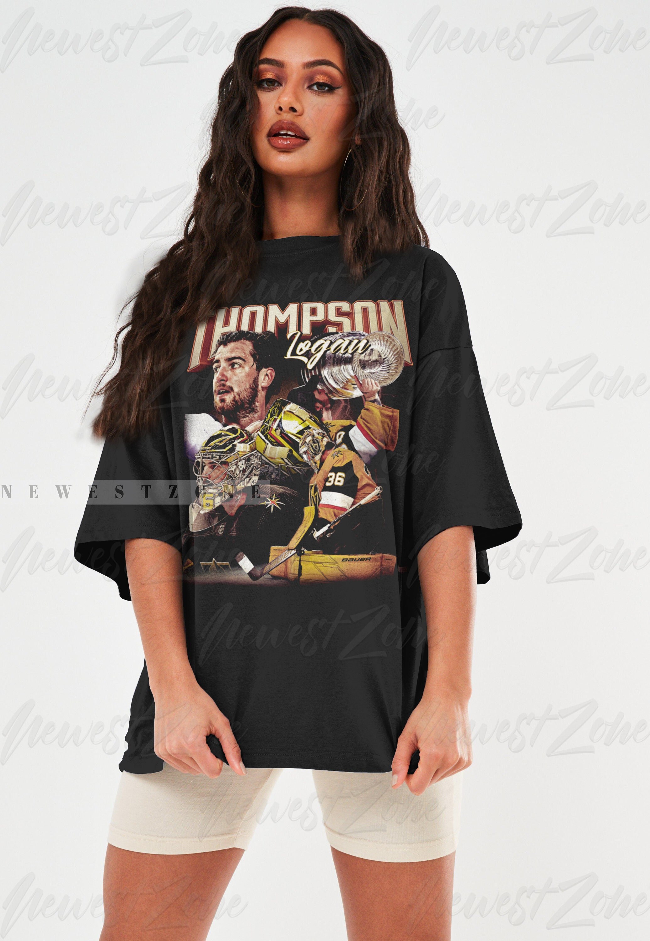 Logan Thompson Shirt Ice Hockey Canadian Professional Hockey Championship Sport Vintage Botleg 90S Sweatshirt Graphic Tee Gift Fans NZ24032