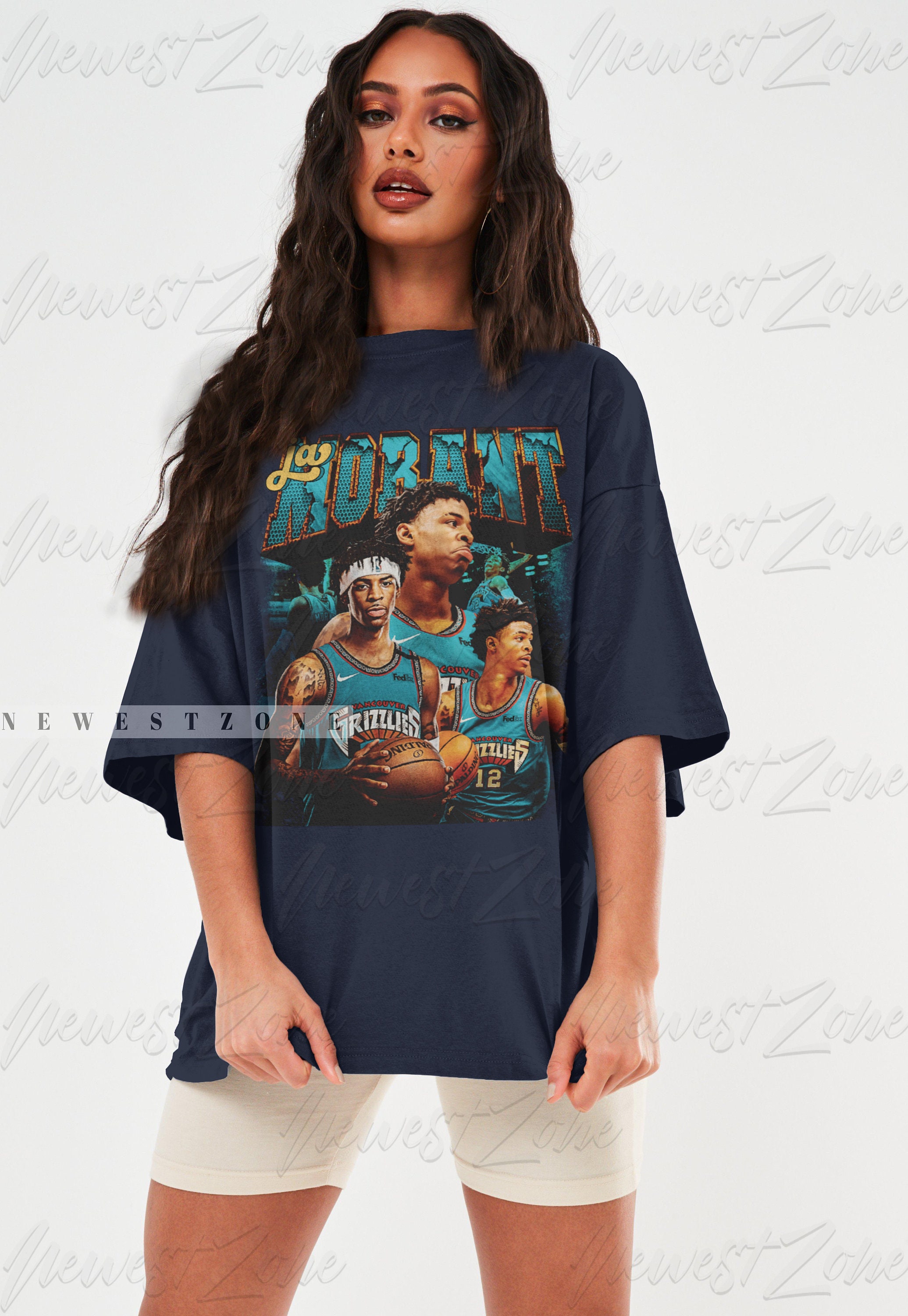 Ja Morant Vintage Style 90's Bootleg T-shirt- Playoffs Tee - Trends Bedding