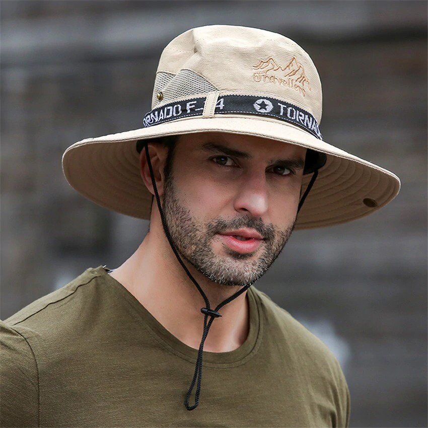 UPF 50 Summer Hats Men Sun Protector Uvproof Breathable Etsy