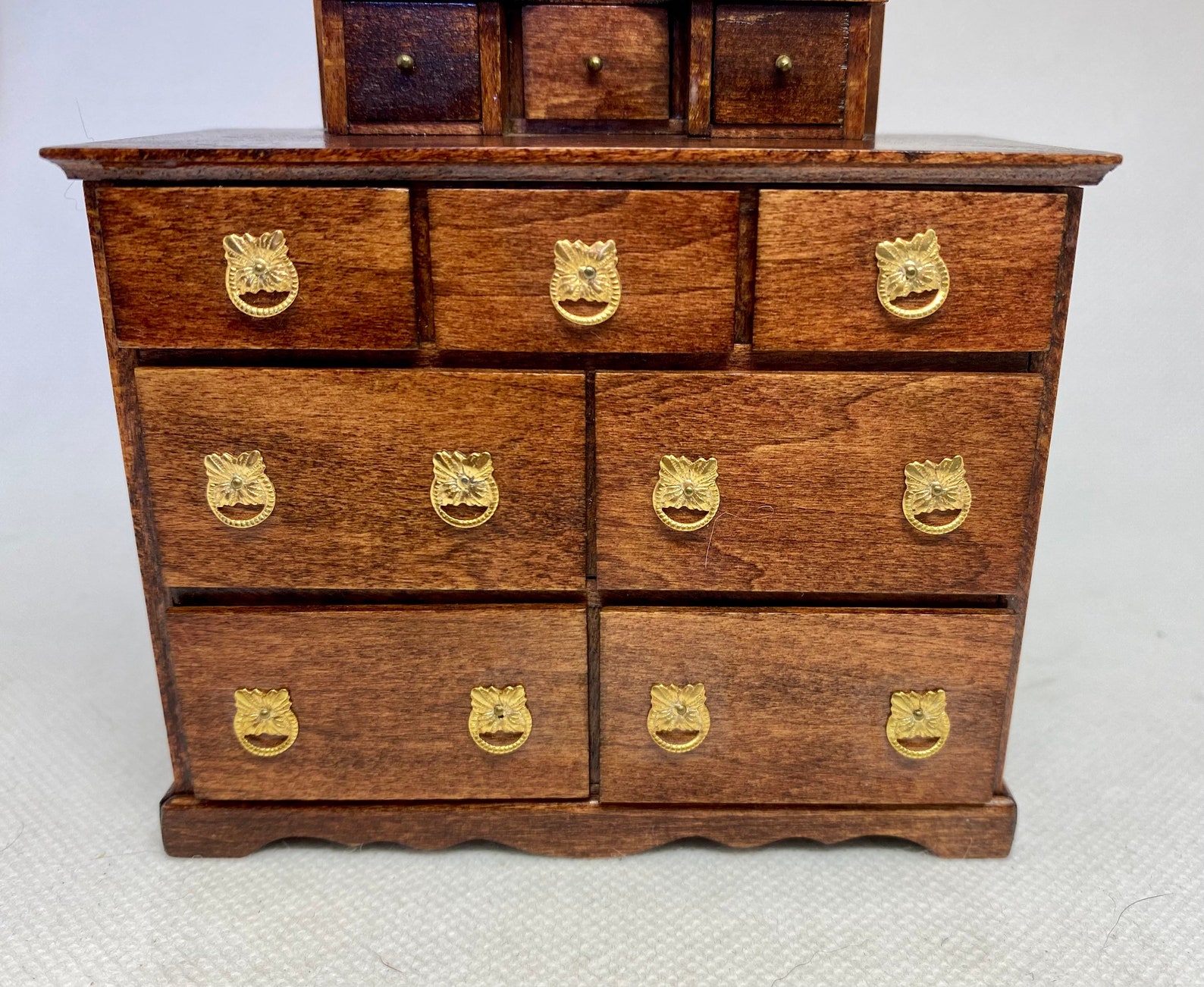 Unique Vintage Artisan Dollhouse Dresser with Mirror 112 Etsy