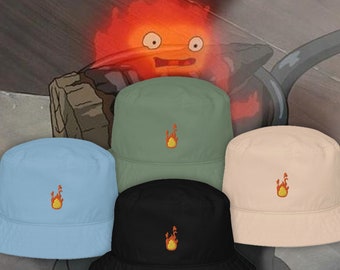 Calcifer Inspired Bucket Hat