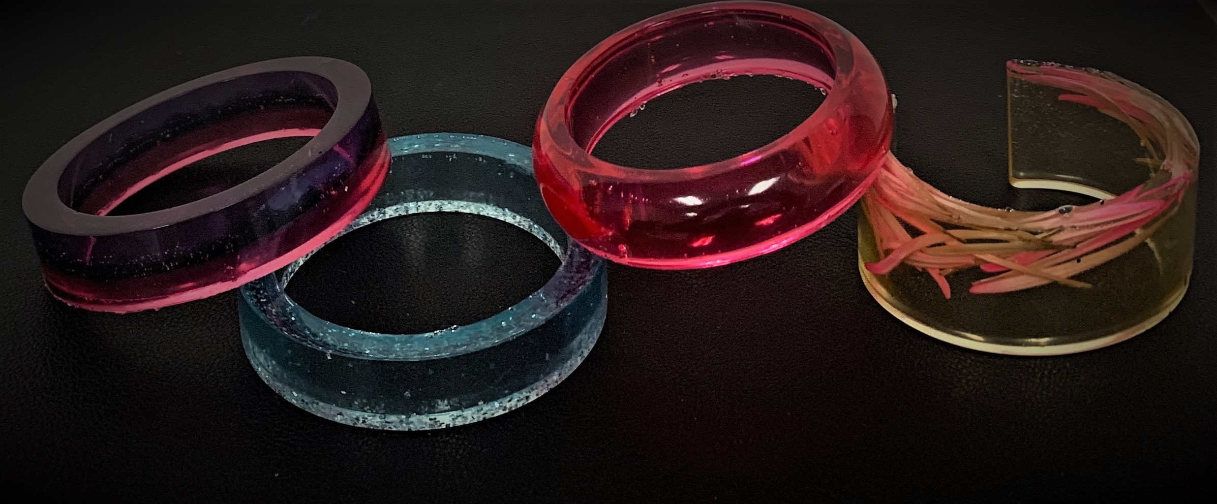 Custom made epoxy resin bracelets Etsy