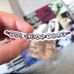 The Eras Tour | TS Inspired Friendship Bracelet Style Swiftie Star Holographic Sticker