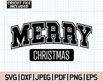 Merry Christmas Png, Christmas Png, Merry Varsity Sublimation Design Downloads, Christmas Design png, Digital Download