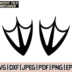 Puede incluir: Dos imágenes en silueta negra de patas de pato, cada una con tres dedos. Los pies están orientados en direcciones opuestas.