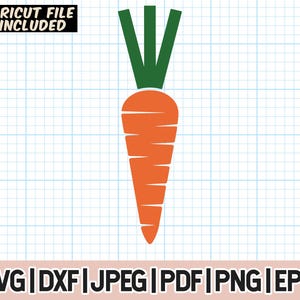 Carrot SVG,Carrot Clip Art, Easter Bunny Carrot,Orange Carrot, Instant Digital Download