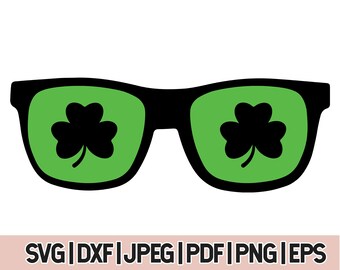 XIHIRCD 2 Pairs St. Patrick's Day Sunglasses, St. Patrick's Irish Shamrock Sunglasses Four Leaf Clover Glasses St. Patrick's Day Accessories For Women