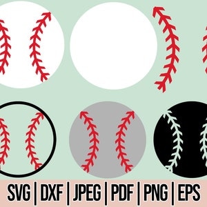 Baseball SVG - Baseball SVG pour outil de découpe Cricut, baseball png, conception de silhouette de baseball,