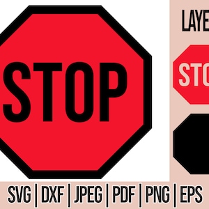 Stop Sign Svg, Stop sign png