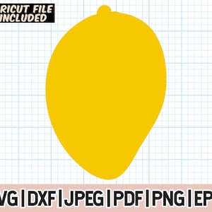 Mango SVG,Mango Fruit SVG, Fruit Clip Art Cut File,Instant Digital Download