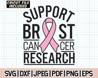 Support Breast Cancer Reserch PNG,Breast Cancer Awareness SVG, Breast Cancer SVG, Pink Ribbon png, Breast Cancer Awareness,Digital Download