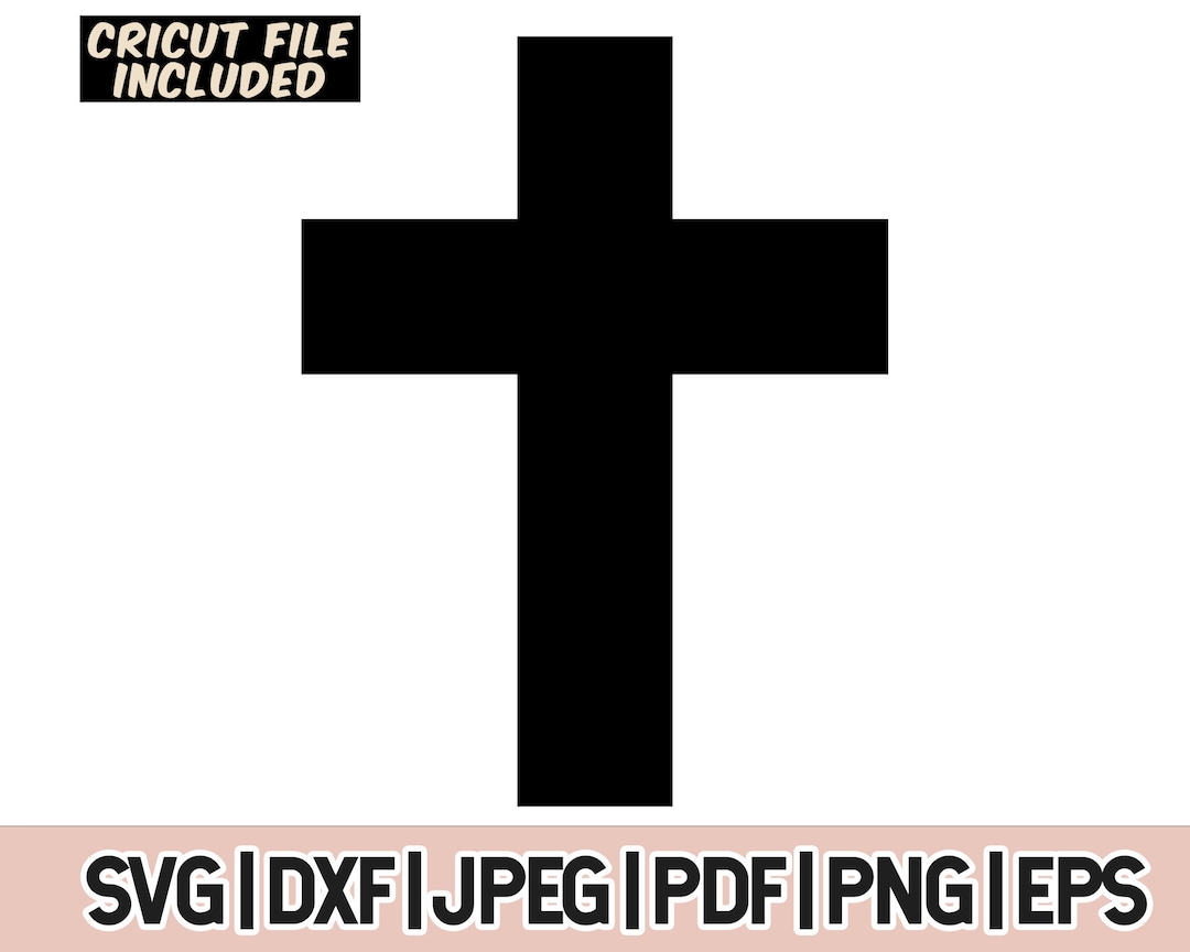 Christian Cross SVG Files, Cross Svg and Png, Christian Cross Cut Files ...