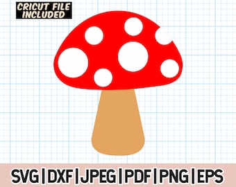 Mushroom Svg, Fungus Clip Art,