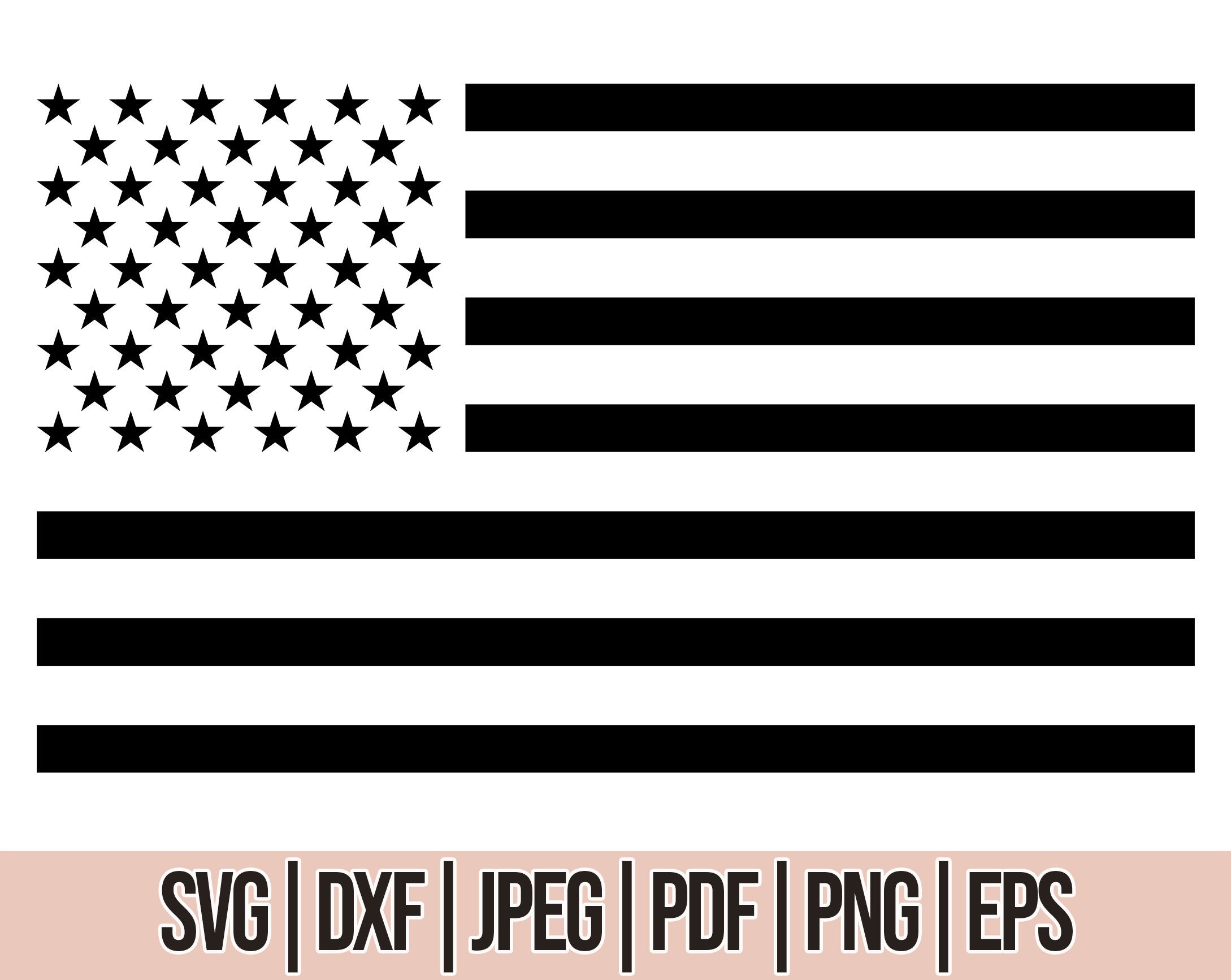 40 Vertical American Flag Svg Craft Template Download File Svg Flag ...