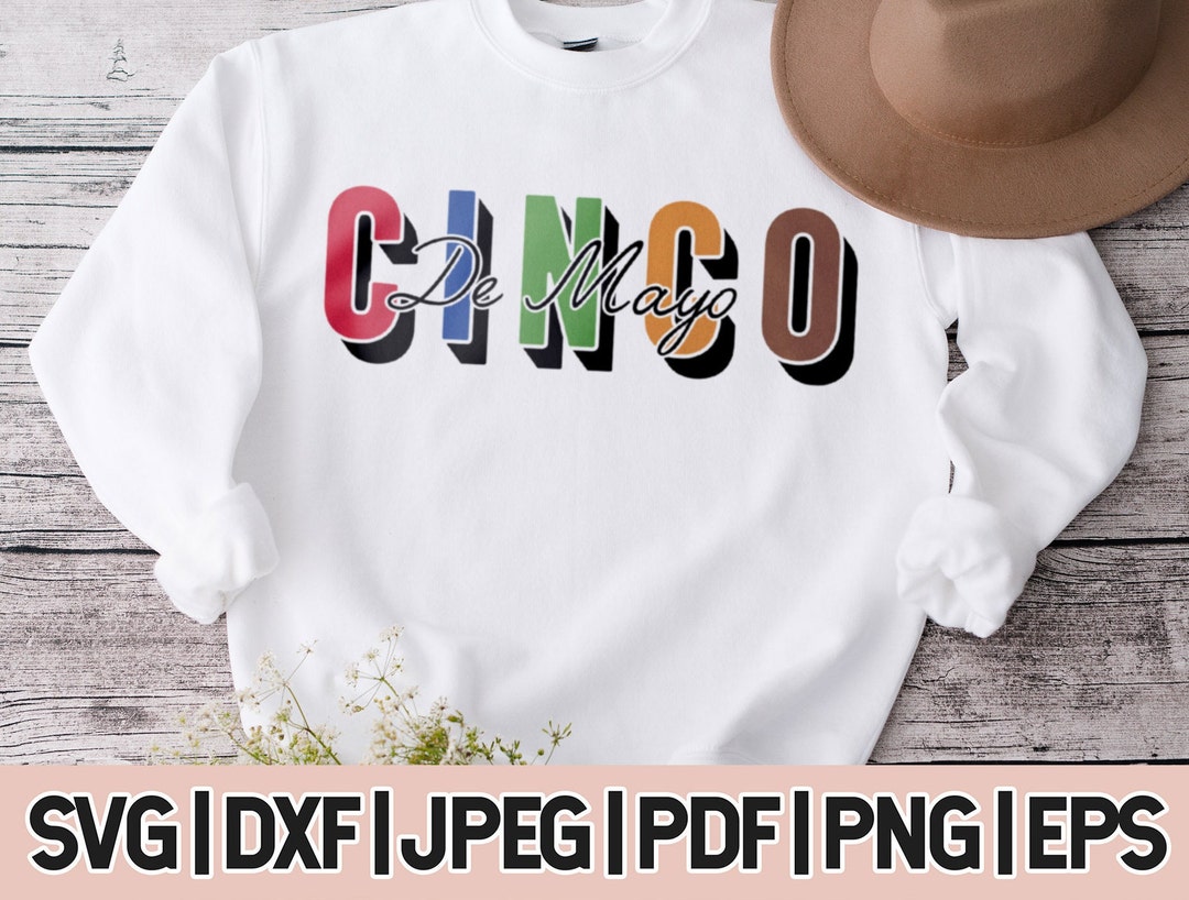 Cinco De Mayo Shirt SVG Cut File for Cricut - Etsy