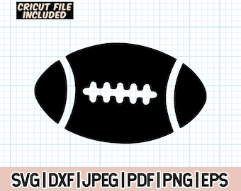 Football SVG, Football Silhouette, Football PNG,Instant Digital Download