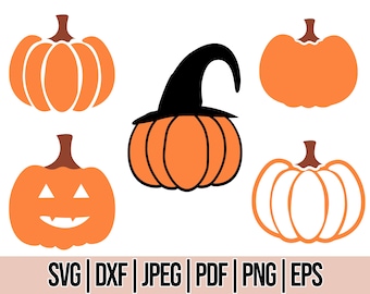Pumpkin SVG ,Pumpkin Bundle Svg ,Halloween Pumpkin Svg, Fall Pumpkin Svg, Cricut, Cutting Files,Pumpkin clipart ,Pumpkin set svg,DXF EPS