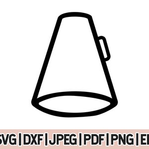 Cheer megaphone svg, Megaphone SVG Files, Cheerleader Megaphone SVG for Cricut cutter, cheer png