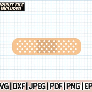 Bandage Svg,Band Aid Svg, Medical Bandage Svg, First Aid Kit Clip Art, Bandage Silhouette