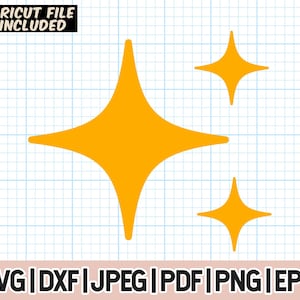 Twinkle Sparkle SVG ,Sparkle Cut File, Sparkle Stars SVG, Stars Svg, Star Clipart, Bright Stars, Twinkle Stars, Cricut Cut File