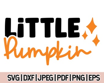 Cute Kids Halloween SVG, Little Pumpkin Halloween SVG And PNG, Fall Pumpkin png