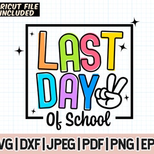 Último día de escuela svg, maestro vacaciones de verano svg, maestro último día camisa hierro en png, fin de escuela svg, cricut cameo silueta