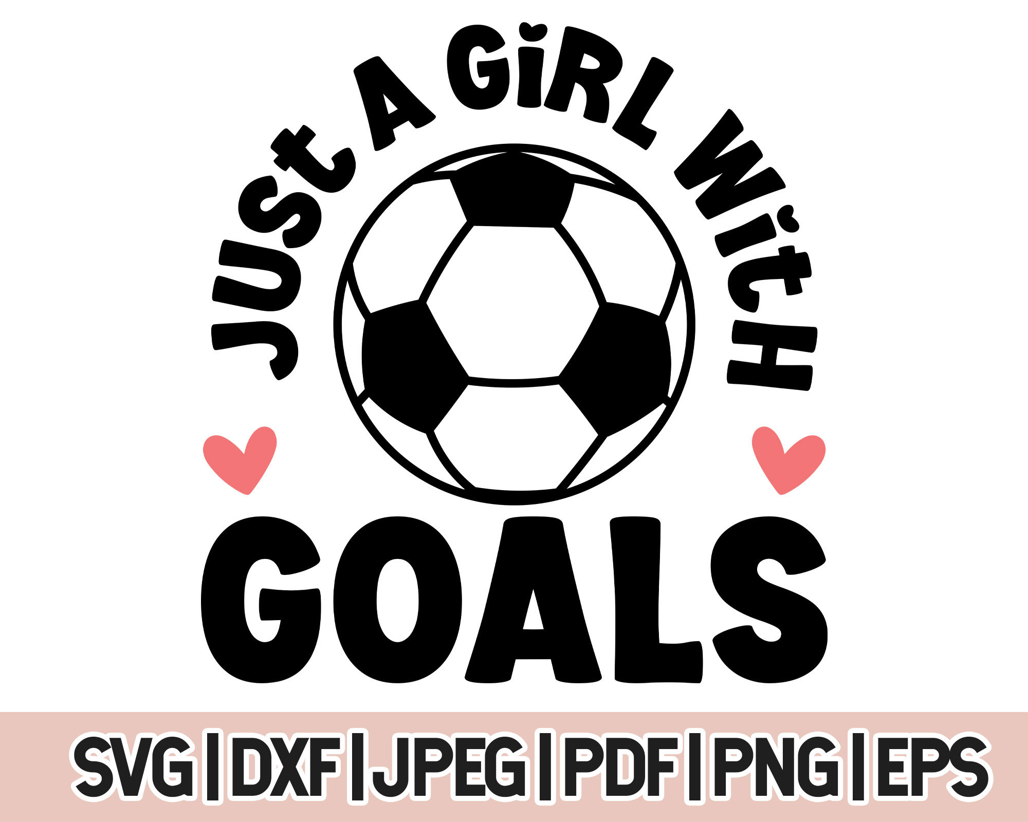 Girls Soccer Svg Cricut Cut File, Just A Girl With Goals Svg, Soccer Player  Girl Png - Etsy, image size:2000x1600
