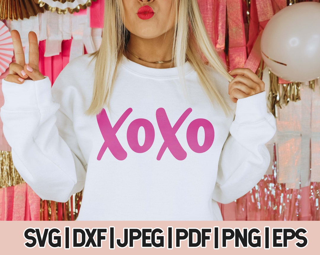 XOXO Valentines SVG, Xoxo Cut File for Valentine Day Shirt SVG - Etsy