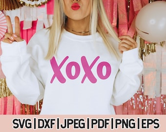 XOXO Valentines SVG, Xoxo cut file For Valentine Day Shirt SVG