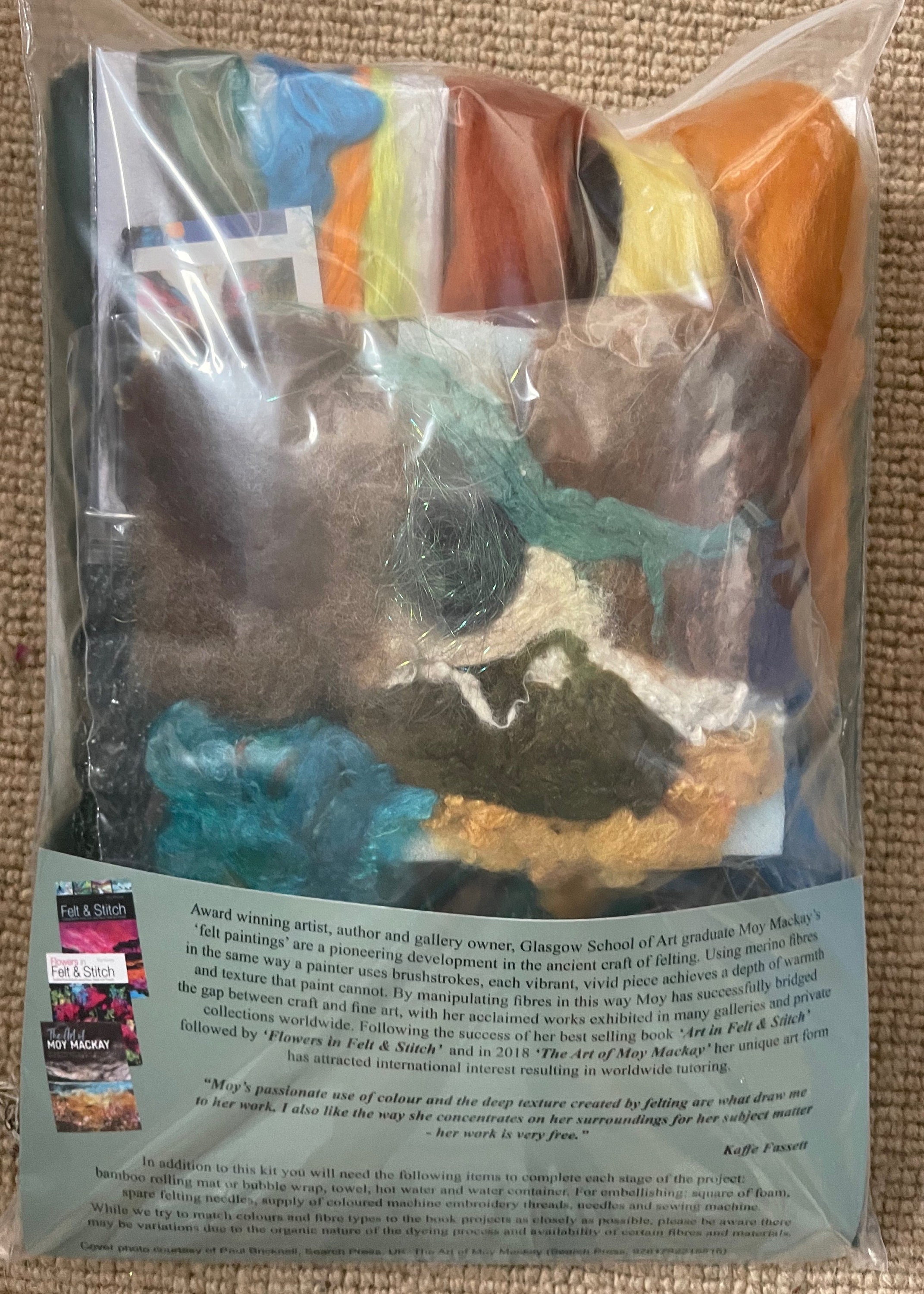 Highland Cow Felt Painting Kit Etsy