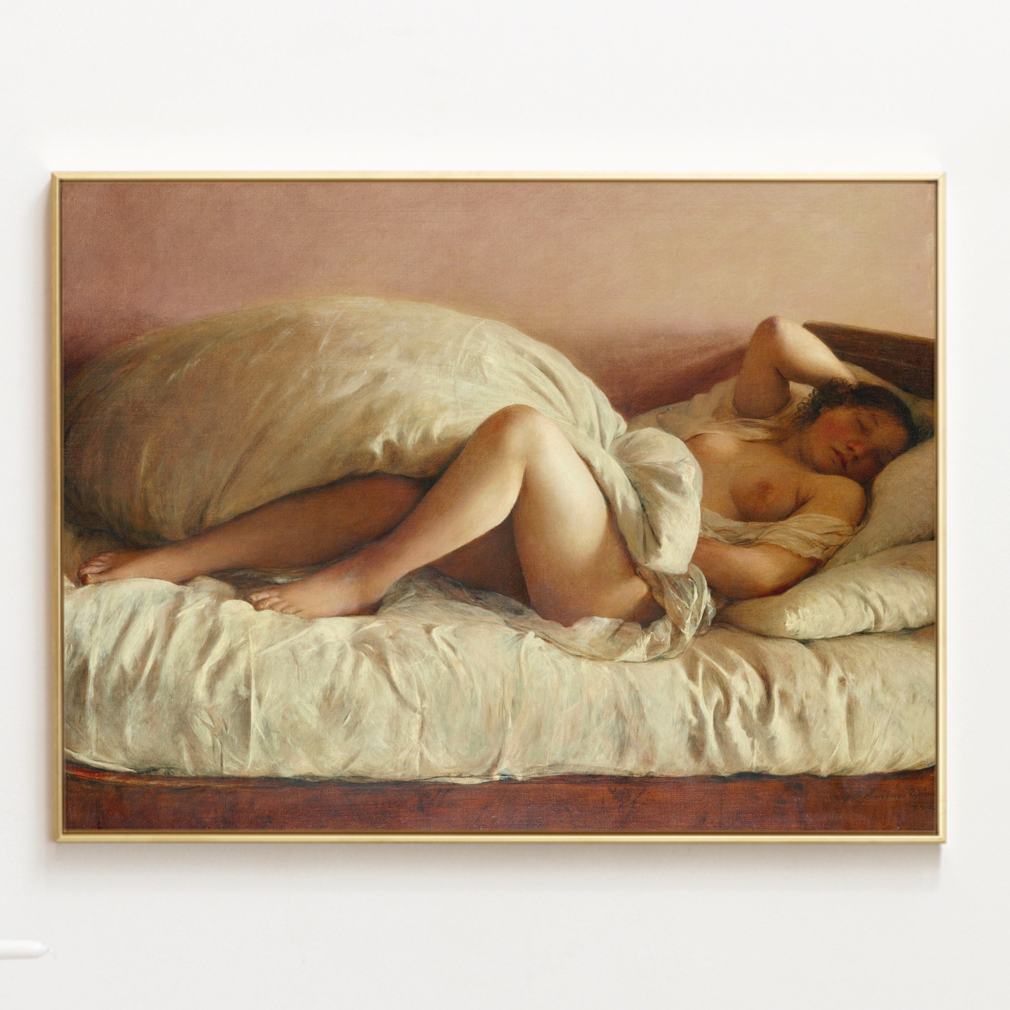 nudist sleeping  