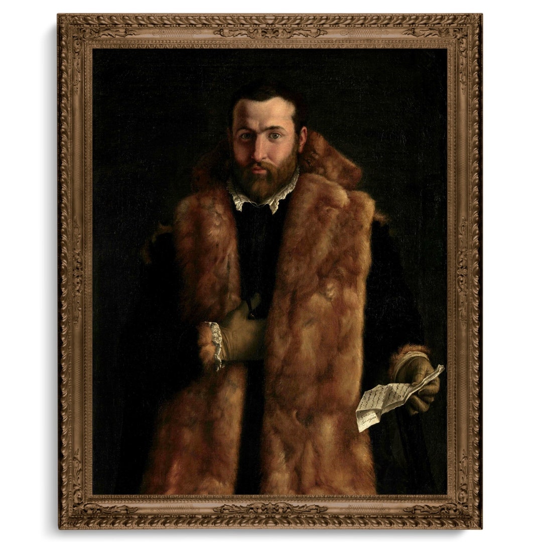 Renaissance Portrait of Handsome Man, Art Print, Italian Renaissance ...