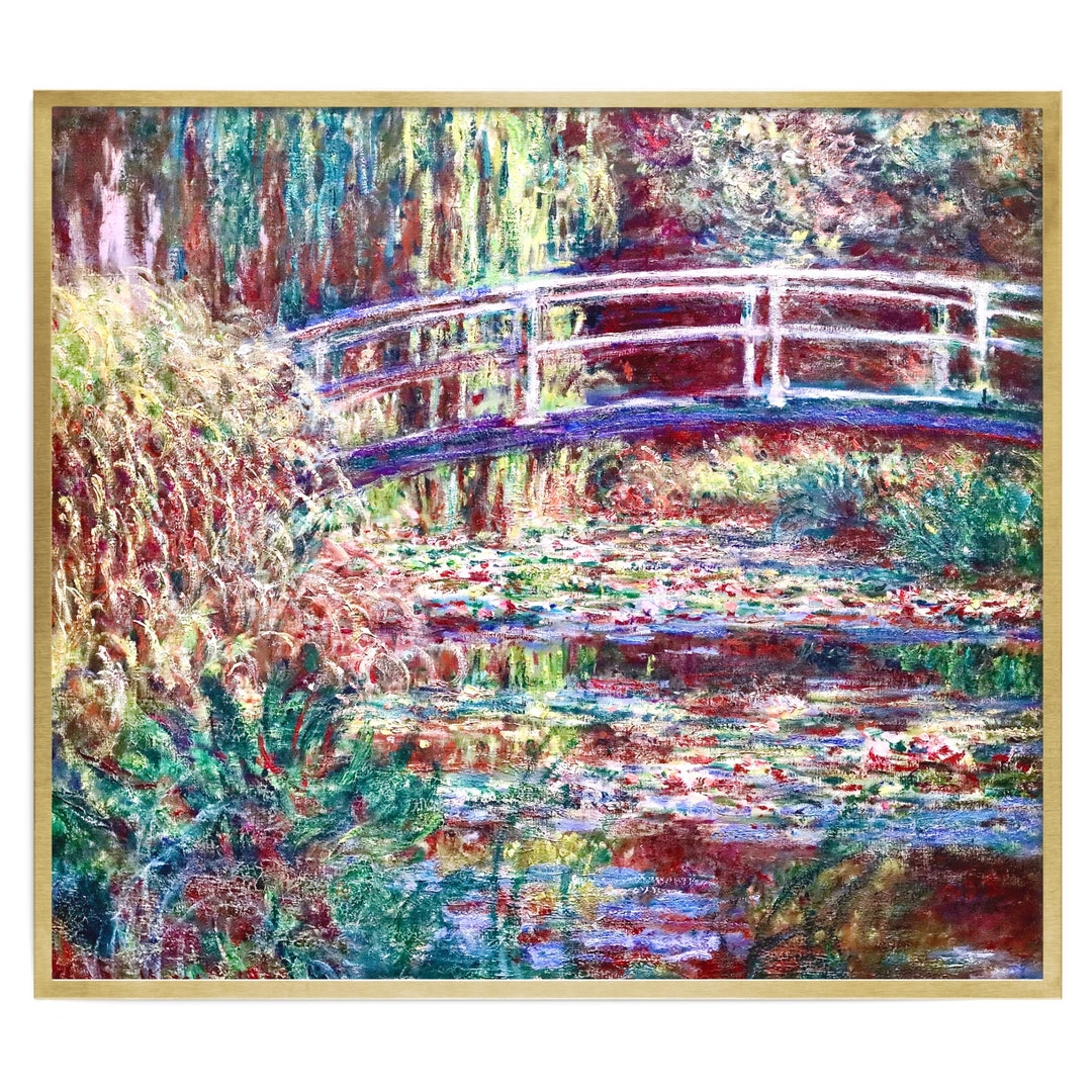 The Japanese Bridge, 1920, Claude Monet, High Quality Art Print