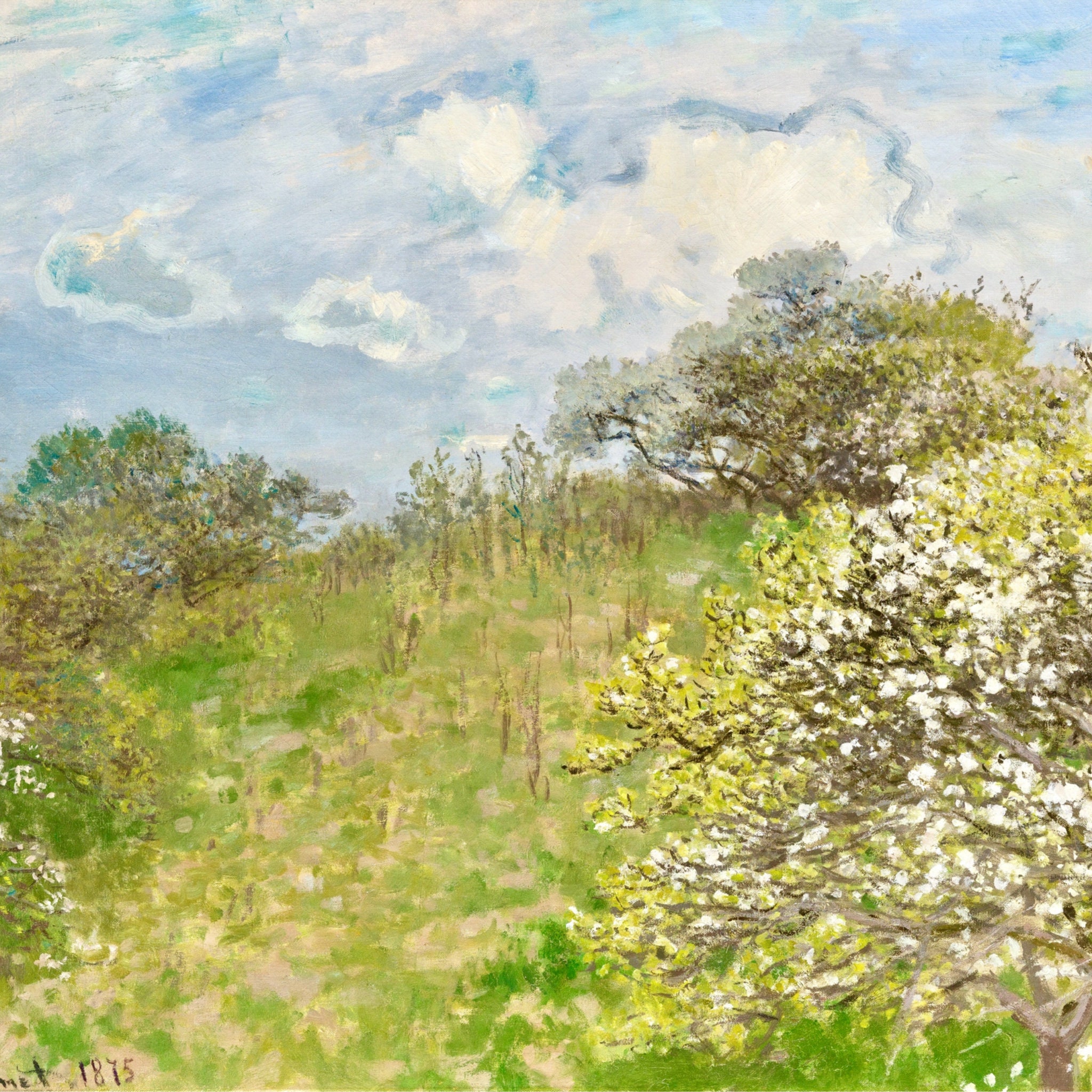 Spring, Claude Monet, Sunny Impressionist Landscape, Monet Painting ...