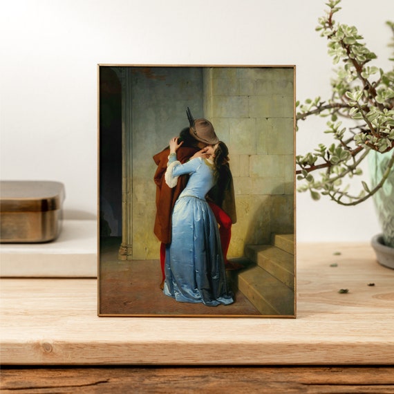 The Kiss, Francesco Hayez, High Quality Art Print, Romanticism