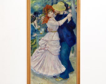 Couple Dancing, Romantic Impressionist Painting, Auguste Renoir, High Quality Fine Art Print, Belle Epoque Victorian Painting, Happy Couple