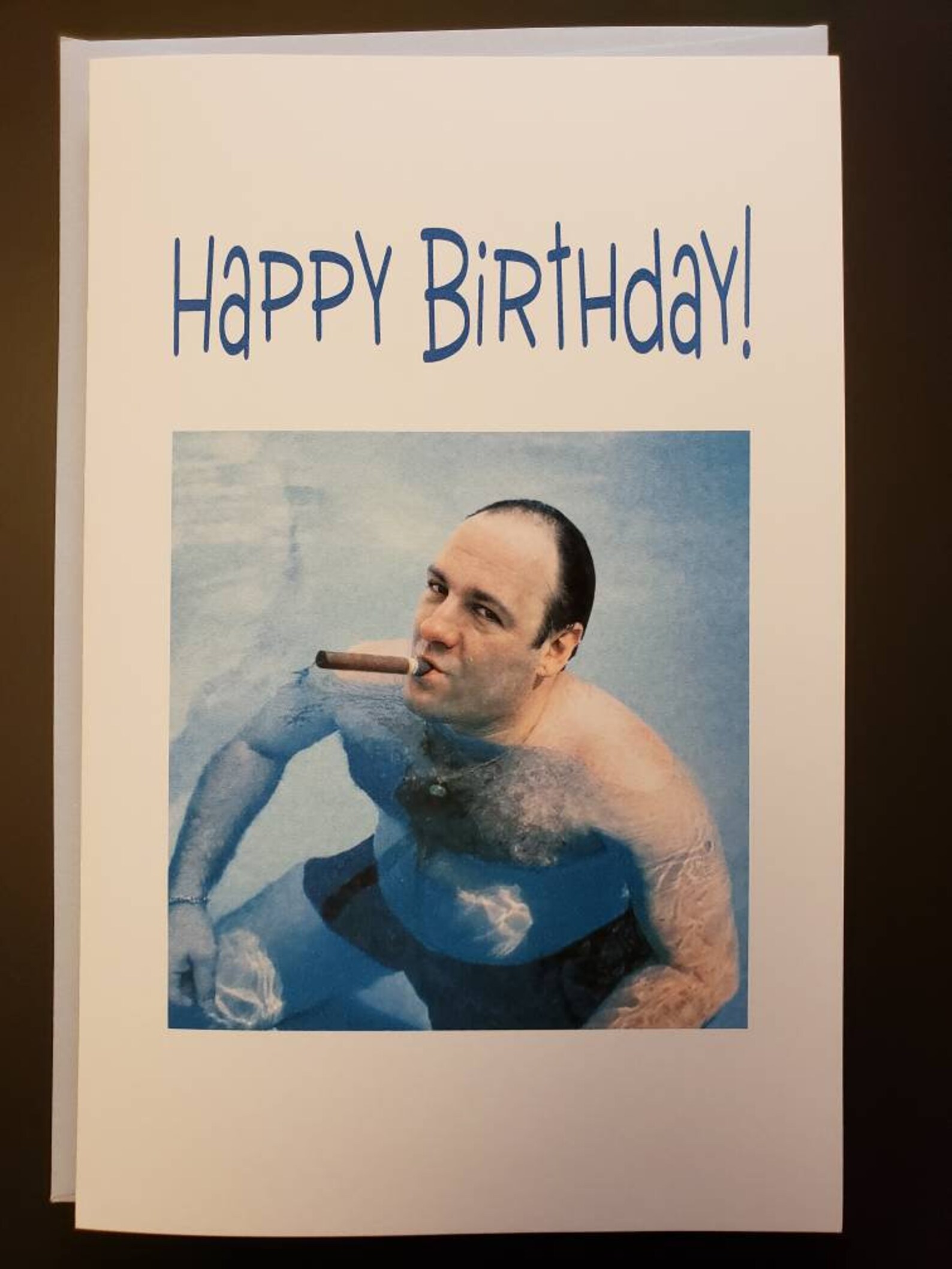 Tony Soprano TheSopranos Happy Birthday Live It Up 5 1/2 x 8 | Etsy