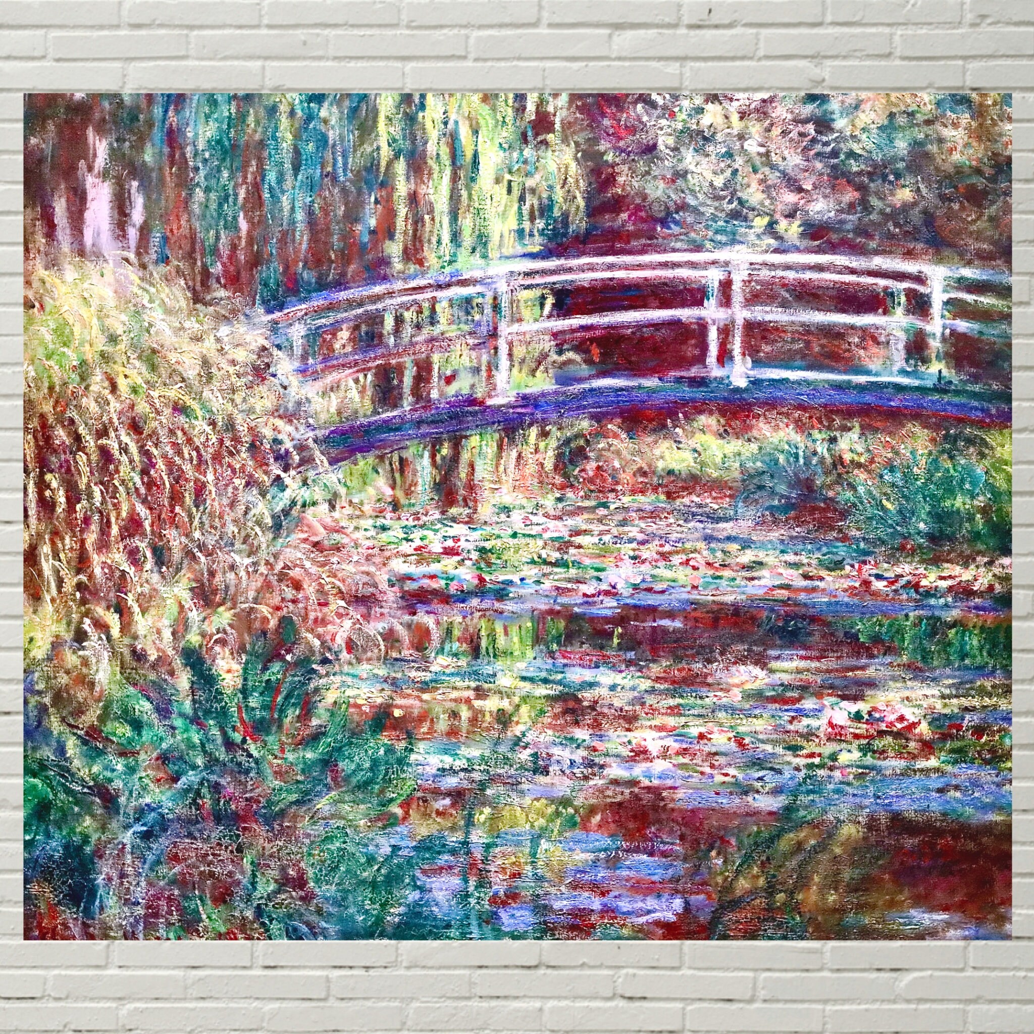 The Japanese Bridge, 1920, Claude Monet, High Quality Art Print