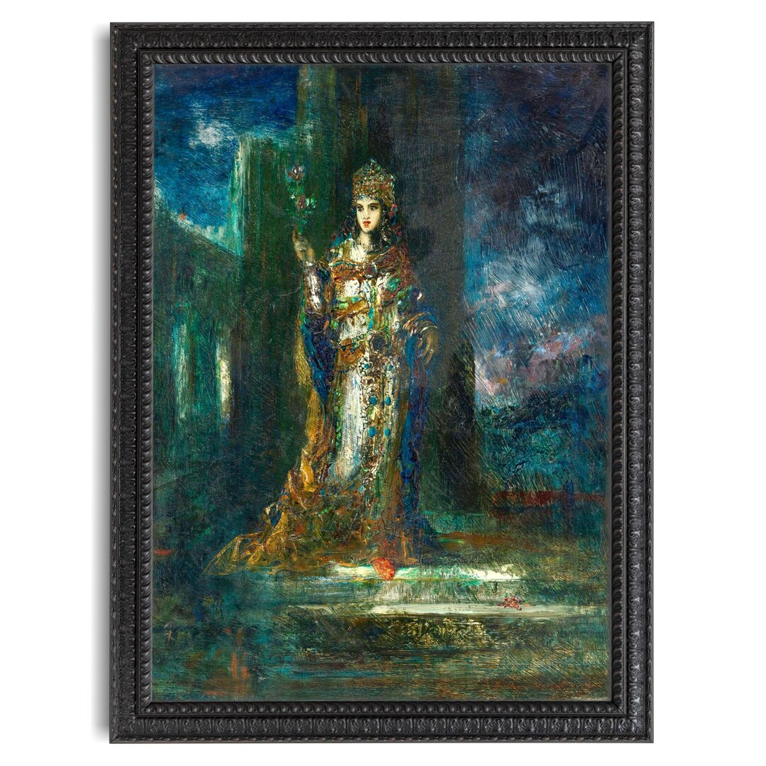 The Bride of the Night, 19th Century Gothic Priestess Art, Gustave