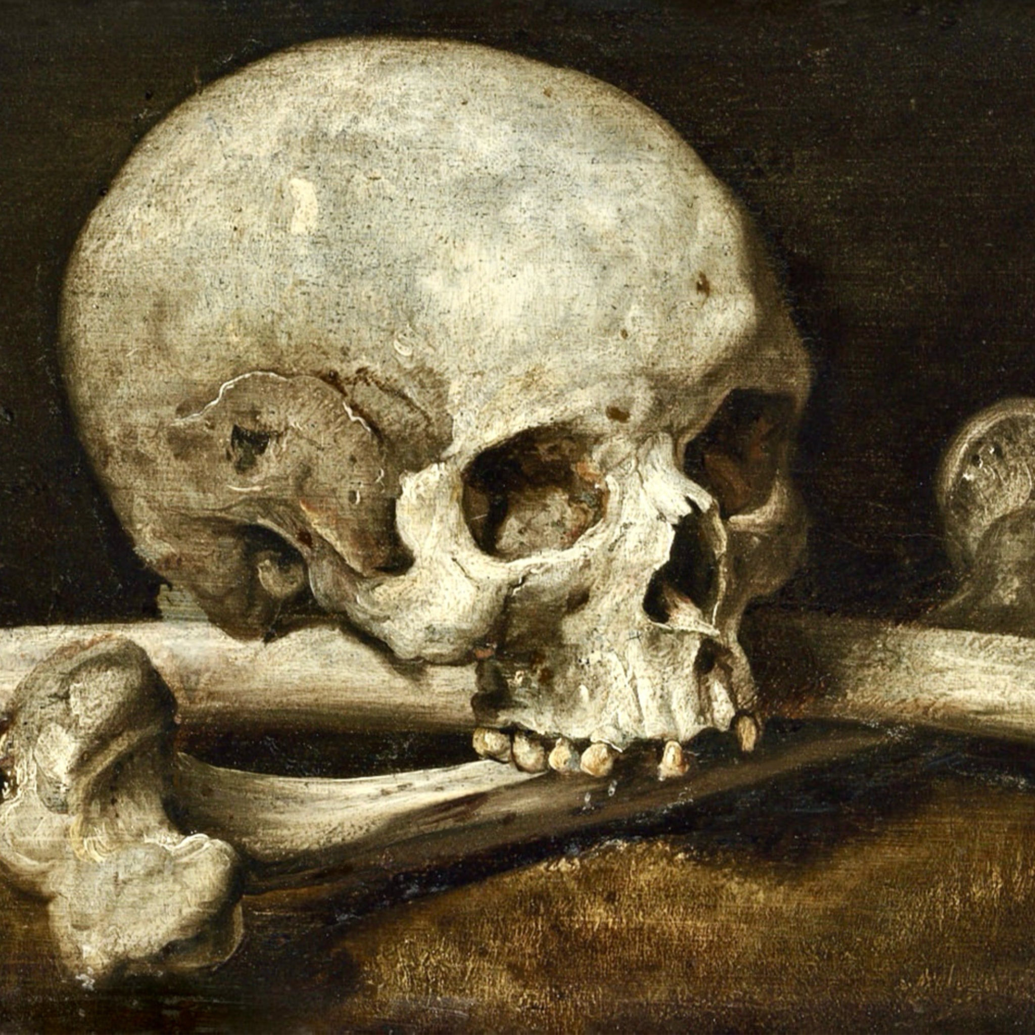 Crossbones Ny Renaissance Skull and Crossbones Still Life, 17th Century Momento Mori Art Print ...